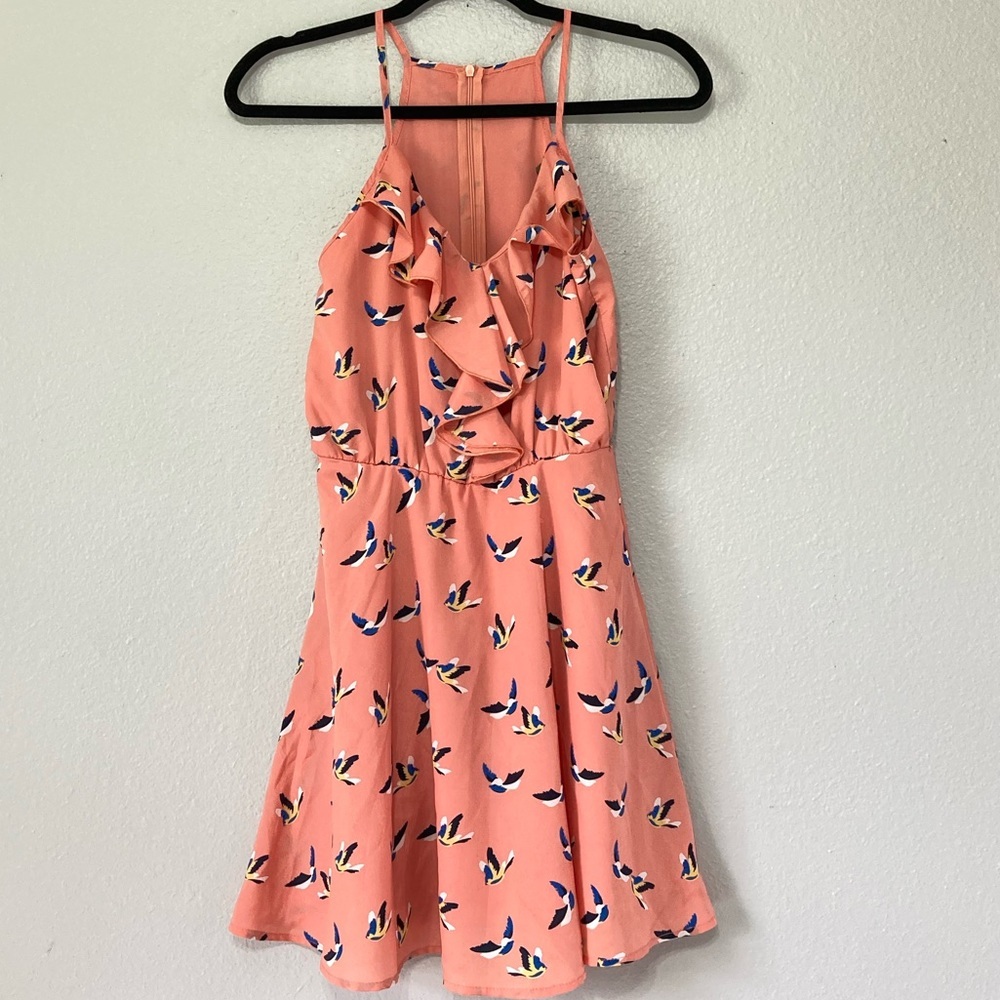 Maude bird print dress size small